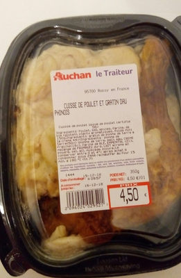 cuisse de poulet et grain dauphinois