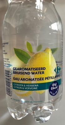 Eau aromatisée pétillante Citron & verveine