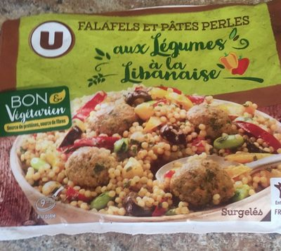Falafels et pâtes perles aux légumes à la libanaise surgelés