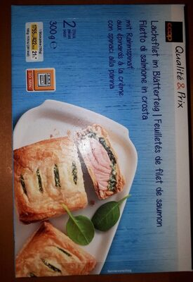 Feuilletés de filet de saumon