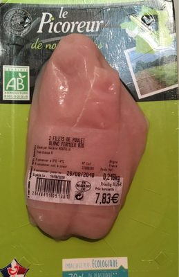 Filet de poulet blanc  bio fermier