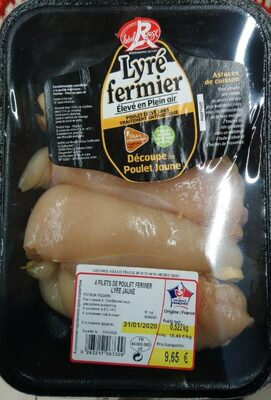 Filet de poulet fermier Lyre jaune