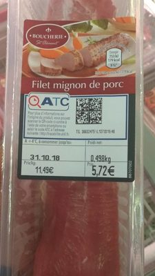 Filet mignon de porc
