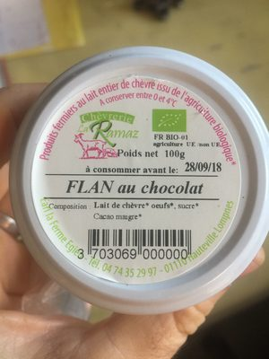 Flan au chocolat - La chèvrerie Ramaz