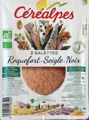 Galette Roquefrort Seigle Et Noix
