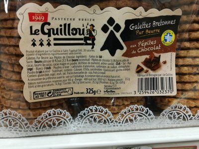 Galettes bretonnes aux pépites de chocolat