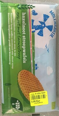 Gauffre noisette sirop de ble