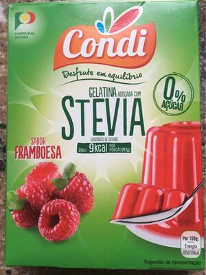 Gelatine - stevia - framboise