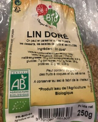 Graine de lin doré