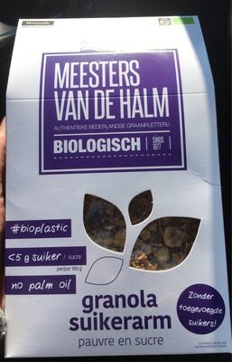 Granola pauvre en sucre