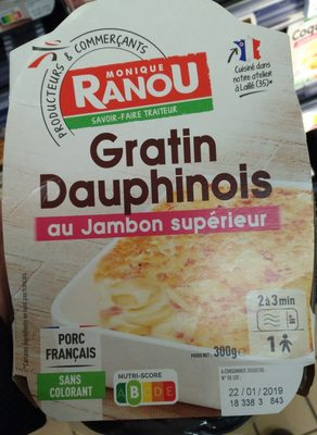 Gratin Dauphinois au Jambon