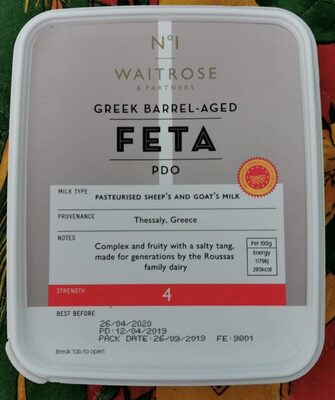 Greek barrel aged feta