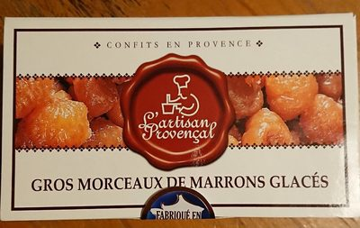Gros Morceaux De Marrons Glacés - L'artisan Provençal