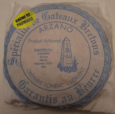 Gâteau Breton Pruneaux Pur Beurre