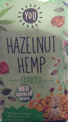 Hazelnut  Hemp granola