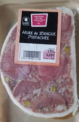 Hure de langue pistachee