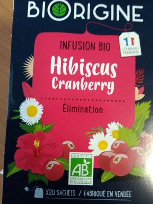 Infusion bio hibiscus cranberry