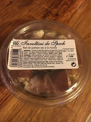 Involtini au fromage et speck mariné