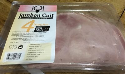Jambon cuit avec couenne