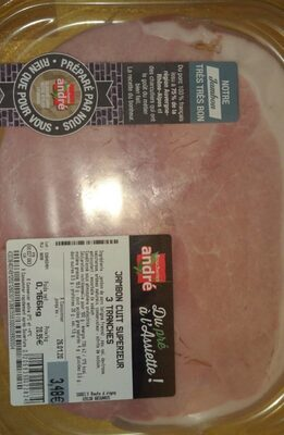 Jambon cuit supérieur 3 tranches