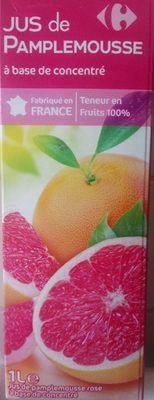 Jus de pamplemousse (à base de concentré)