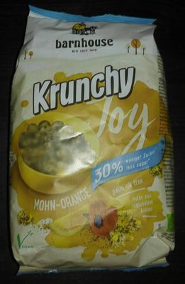 Krunchy joy amapola & naranja