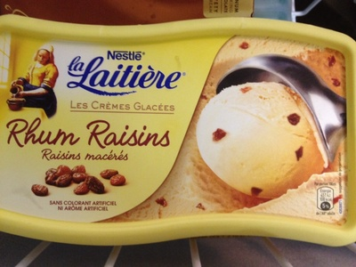 La Laitière Crème glacée Rhum Raisins