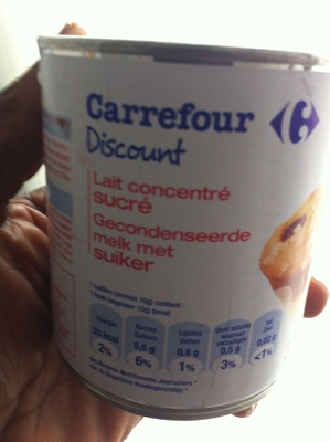Lait concentré sucré