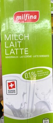 Lait milfina 0,1%