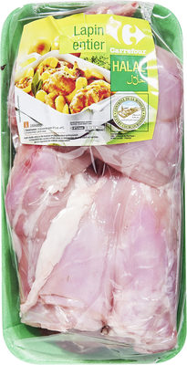 Lapin entier halal