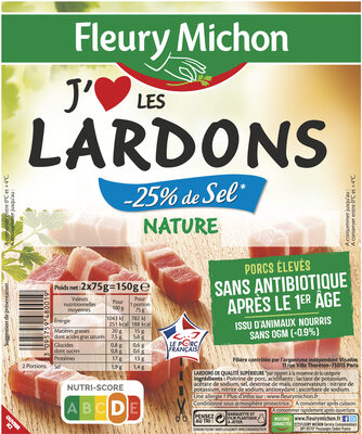 Lardons nature 