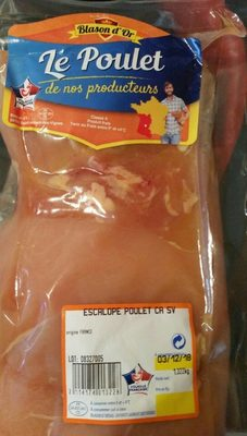 Le poulet de nos producteurs. Escalopes.