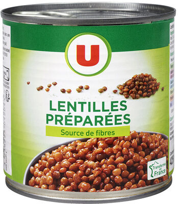 Lentilles préparées