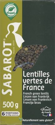 Lentilles vertes de France