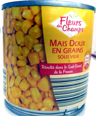 Maïs doux en grains