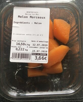 Melon morceaux