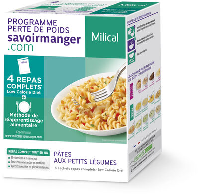 Milical LCD - Pâtes aux petits légumes aromatisées