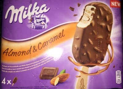 Milka Bâtonnets Amandes & Caramel - R&R Ice Cream - 67 g