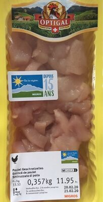 Émincé de poulet