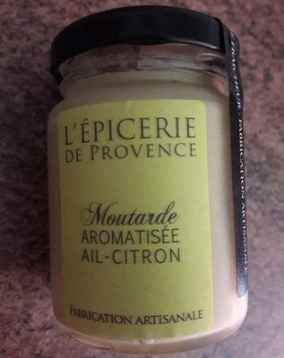 Moutarde aromatisée ail-citron