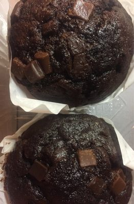 Muffins au triple chocolat