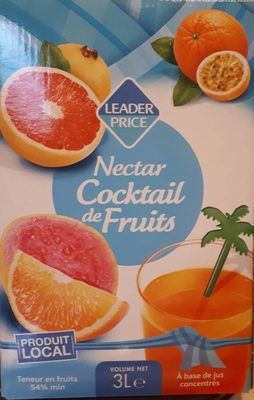 Nectar cocktail de fruits