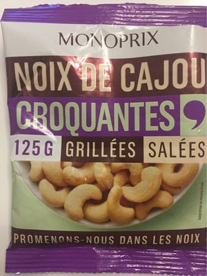 Noix de cajou croquantes grillées salées