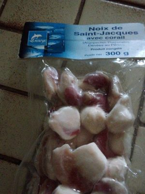 Noix de saint Jacques avec corail