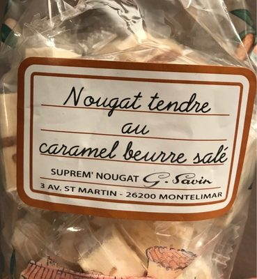 Nougats tendres au caramel beurre salé