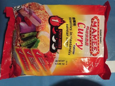 Nouilles instantanees saveur  curry