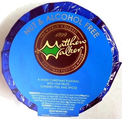 Nuts & Alcohol Free Christmas Pudding