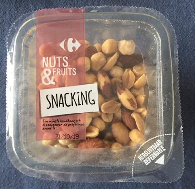 Nuts fruits and snacking