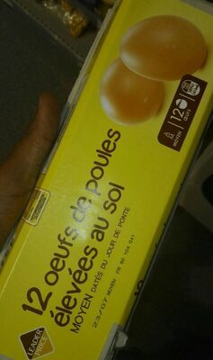 Oeufs de poules élevées au sol