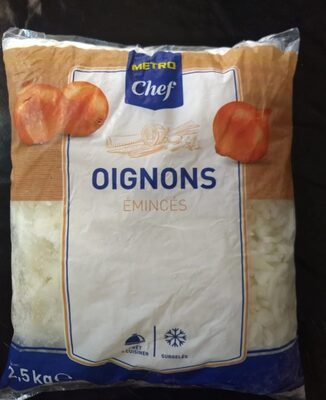 Oignons émincé